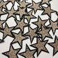 2" Star in Animal Print -  Embroidered Hat Patch