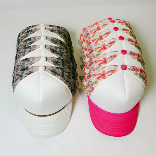 TEELUX - BOW TRUCKER HAT BLANK -  Choose from available Colors