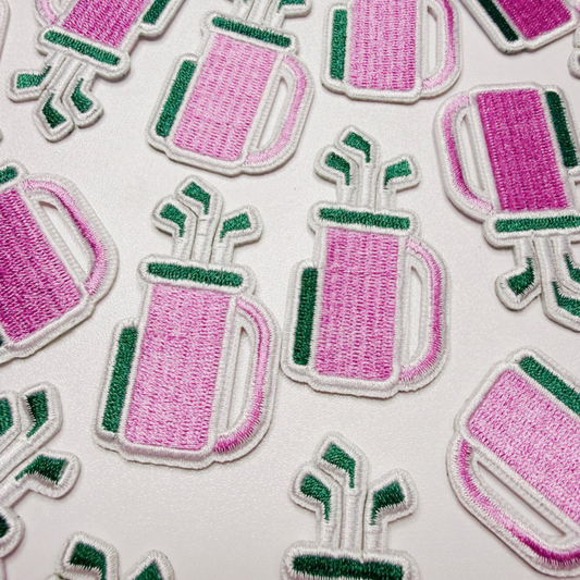 2” Golf bag - Embroidered Hat Patch