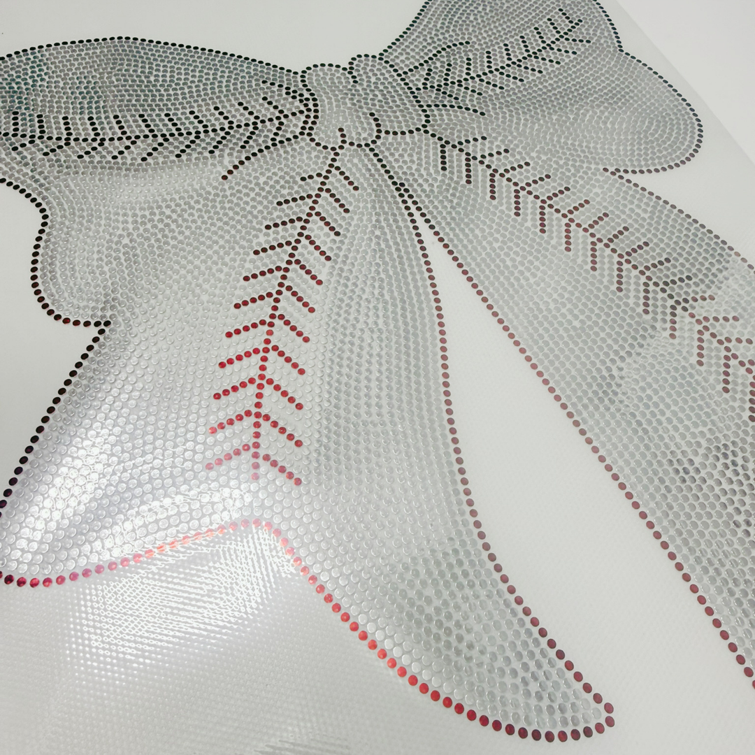 Softball or Baseball Bow  - SPANGLE - COLD PEEL