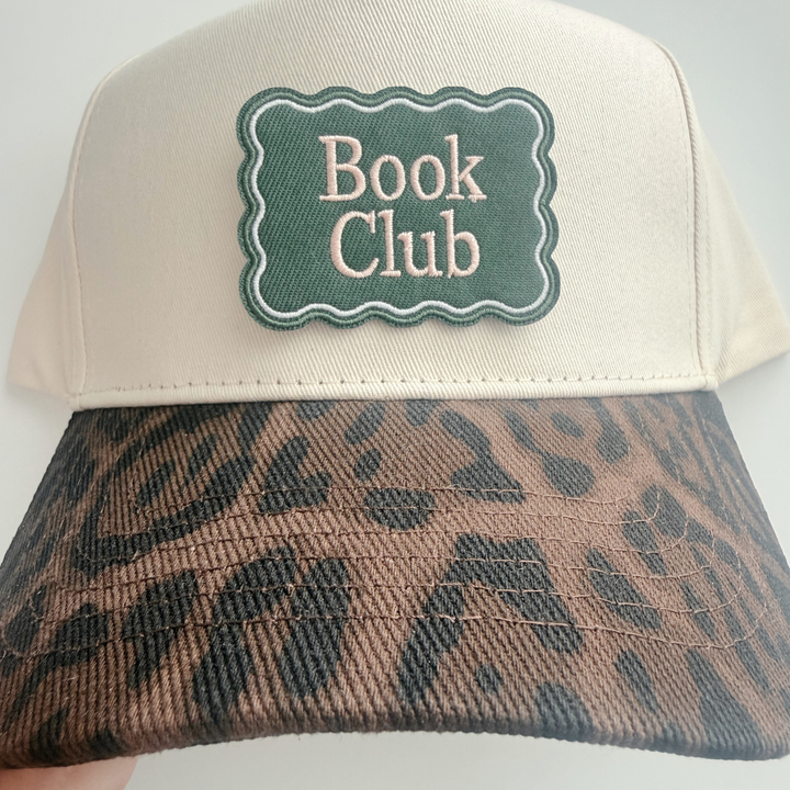 3" Book Club -  Embroidered Hat Patch