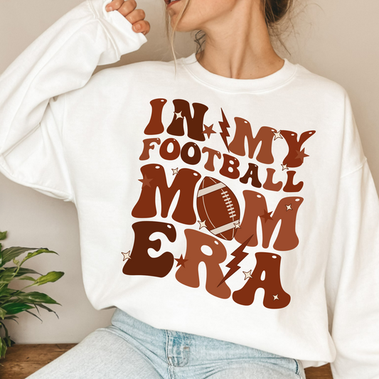 (shirt not included) In My Football Mom Era - Clear Film Transfer