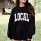 (shirt not included) LOCAL in White -  Screen print Transfer