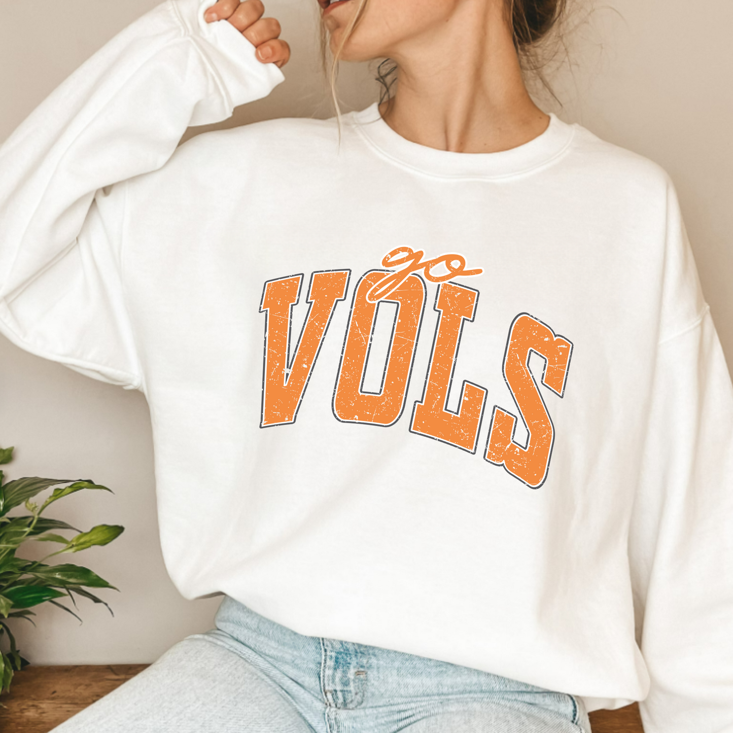 (shirt not included) GO VOLS Tennessee - Clear Film Transfer
