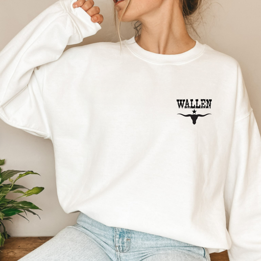 (shirt not included) Wallen in BLACK - Screen Print transfer