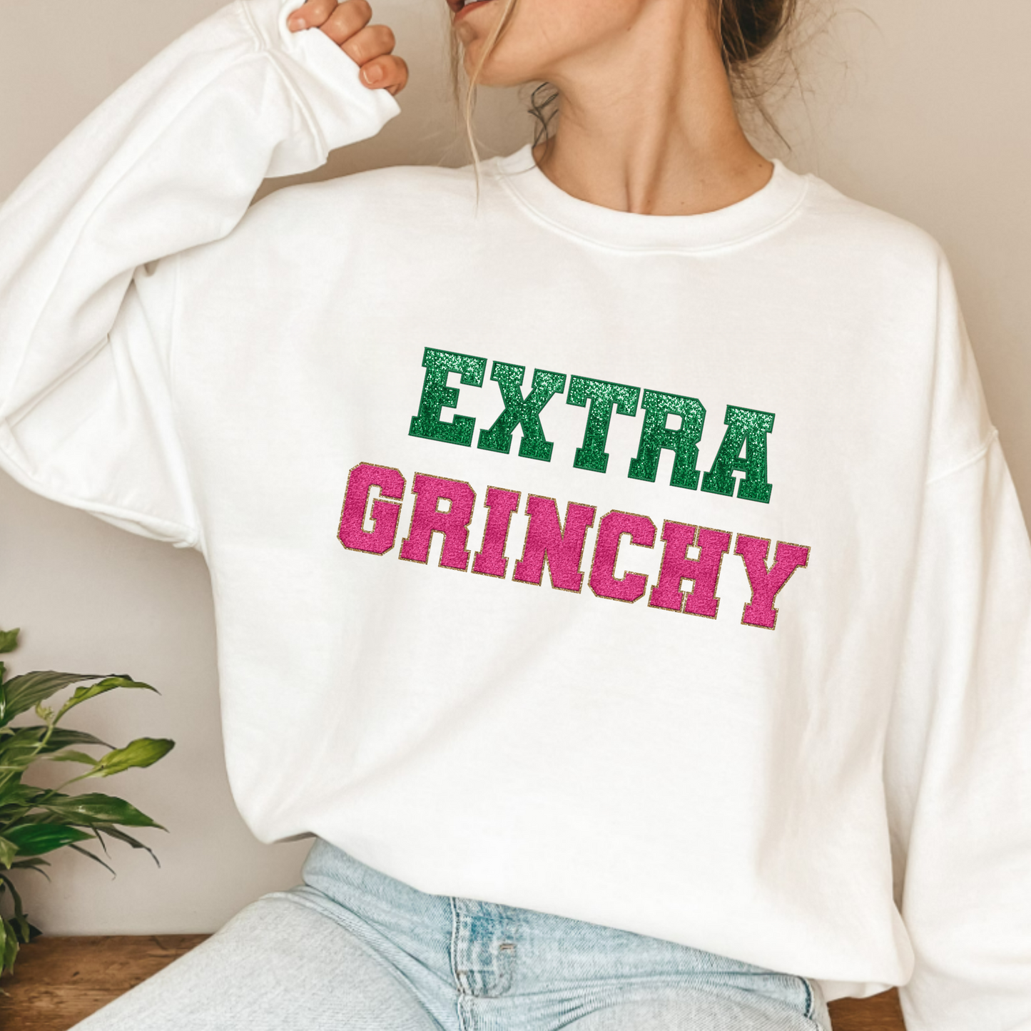 (Shirt not included) Extra Grinchy & Lil Grinch -  Clear Film Transfer