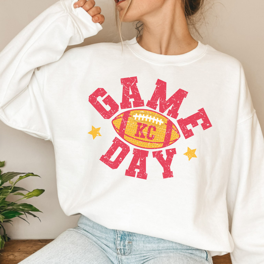 DTF - COLD PEEL (shirt not included) Kansas City Chiefs Game Day - DTF COLD PEEL