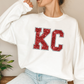 (Shirt not Included) Faux Sequin KC - Clear Film Transfer