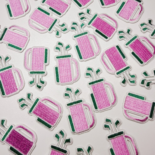 2” Golf bag - Embroidered Hat Patch