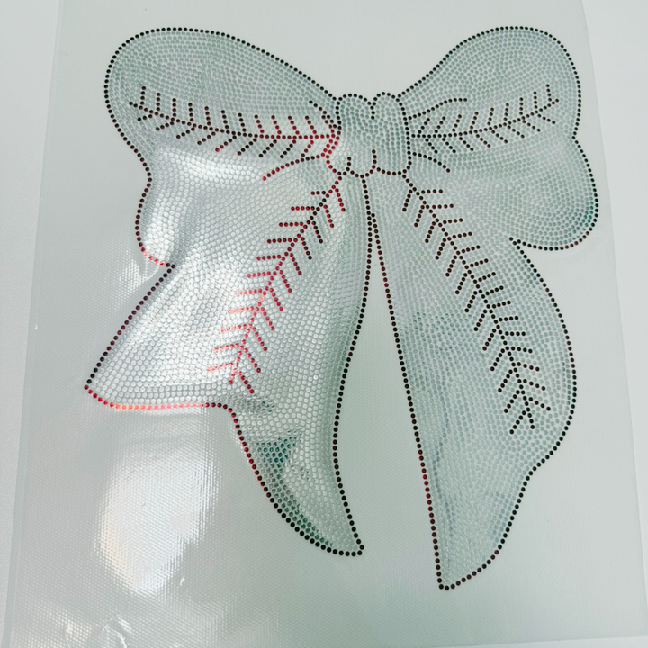 Softball or Baseball Bow  - SPANGLE - COLD PEEL