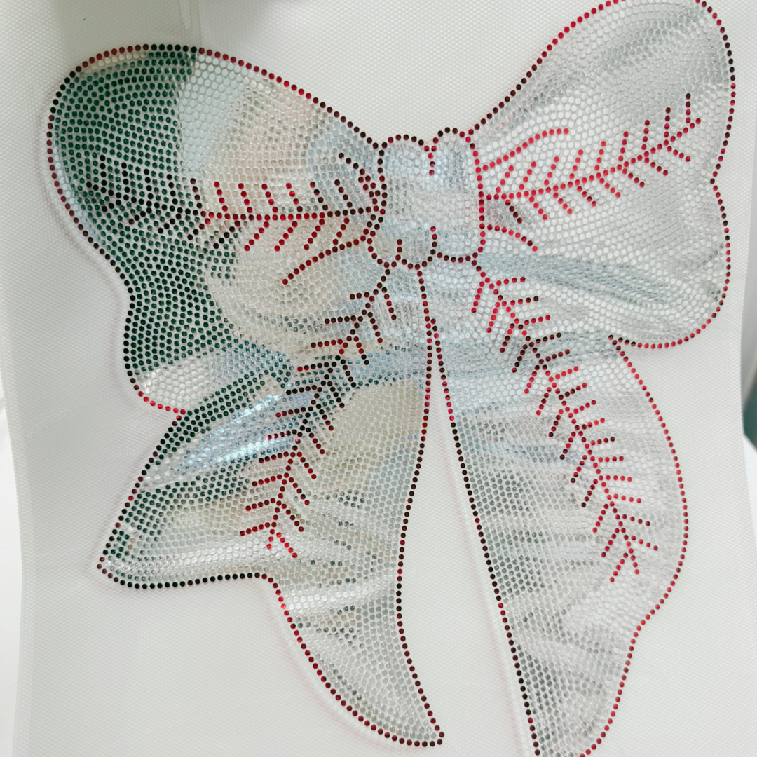 Softball or Baseball Bow  - SPANGLE - COLD PEEL