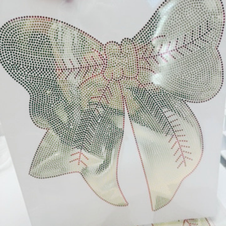 Softball or Baseball Bow  - SPANGLE - COLD PEEL