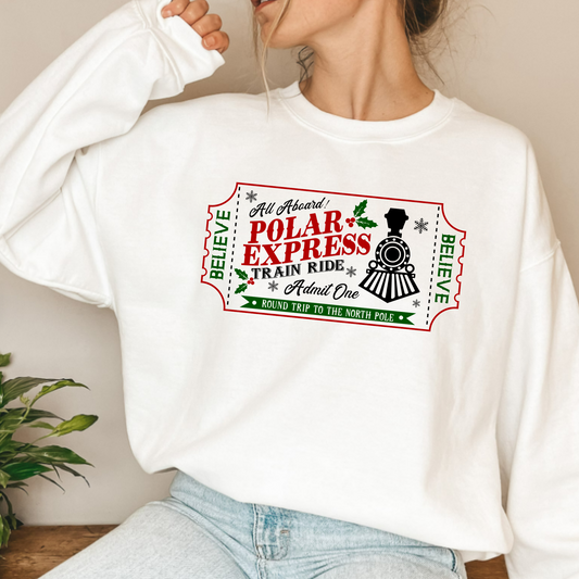 (Shirt not Included) Polar Express  - Clear Film Transfer