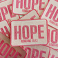 3.5" HOPE Romans 15:13  -  Embroidered Hat Patch