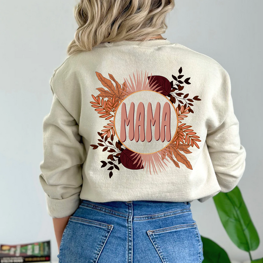 (shirt not included) MAMA Boho - Matte Clear Film Transfer