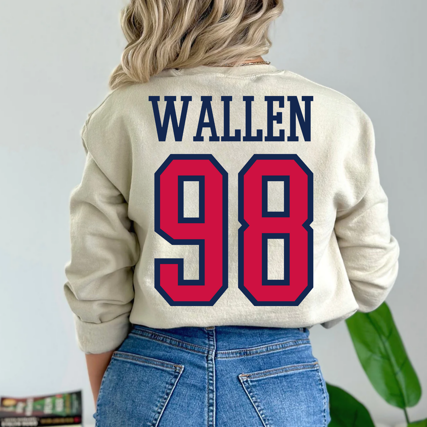 (shirt not included) Wallen 98 Braves includes Pocket - Matte Clear Film Transfer