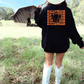 (Shirt not included) Halloween Ghost in neon orange - PUFF  Transfer