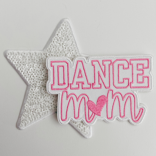 3.5" Dance Mom - Embroidered Hat Patch