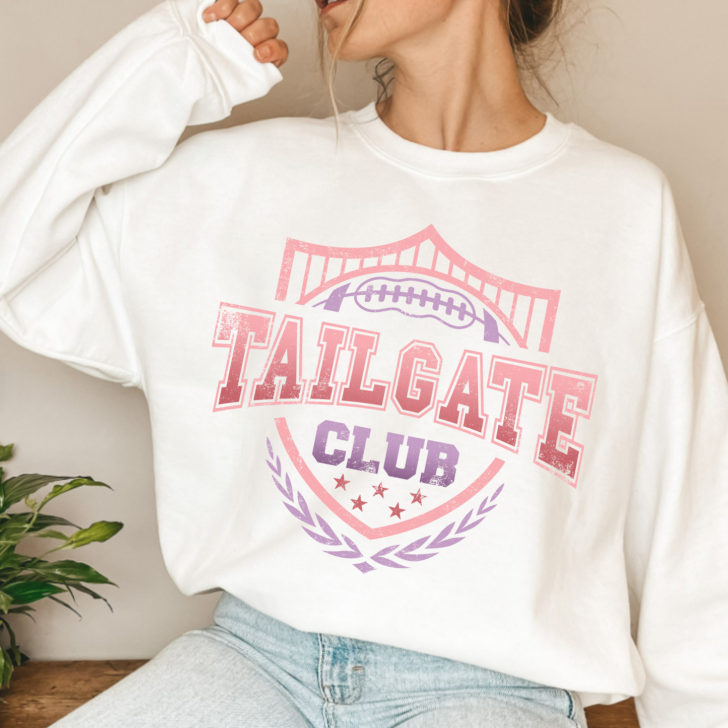 (Shirt not Included) Tailgate Club - Clear Film Transfer