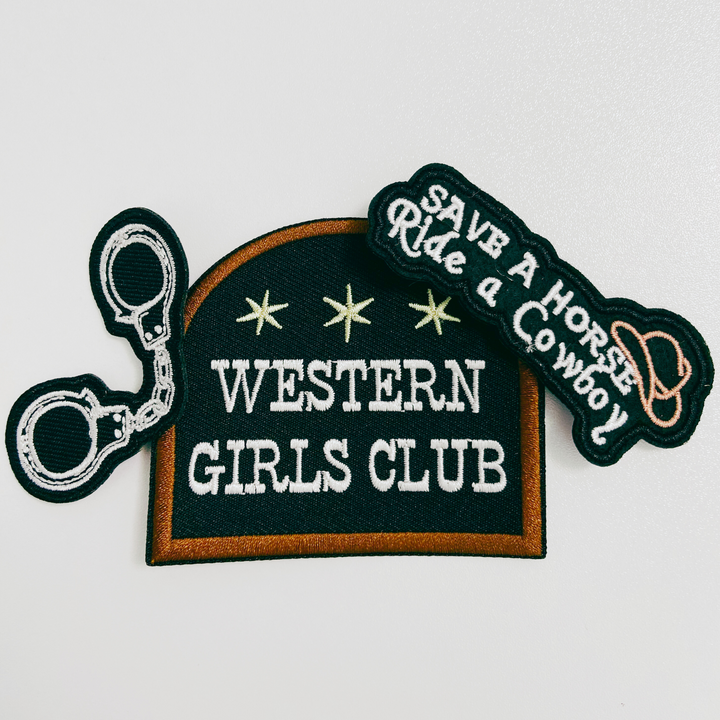 2" Handcuffs -  Embroidered Hat Patch