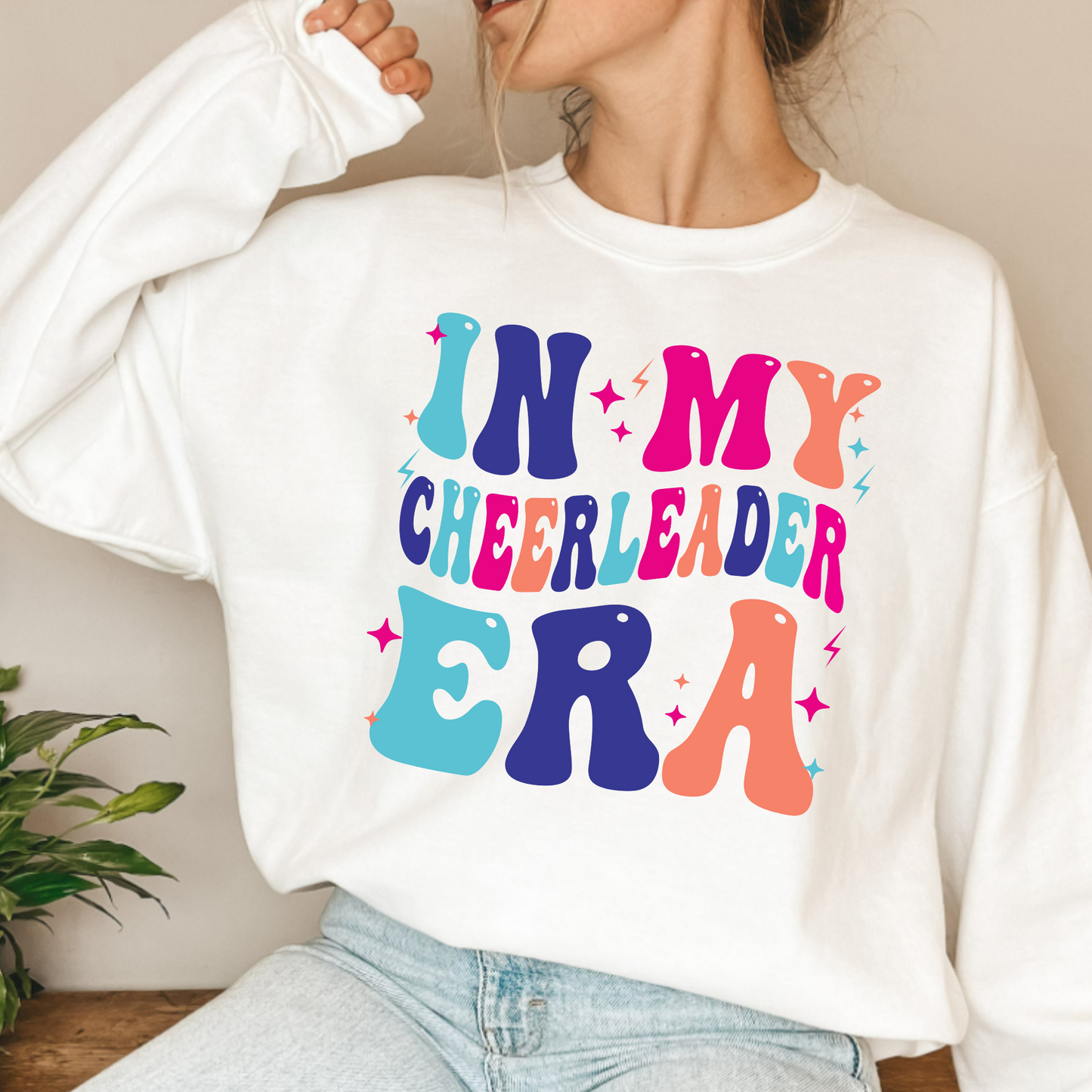 (Shirt not Included) In My CHEER Era - CLEAR FILM Transfer