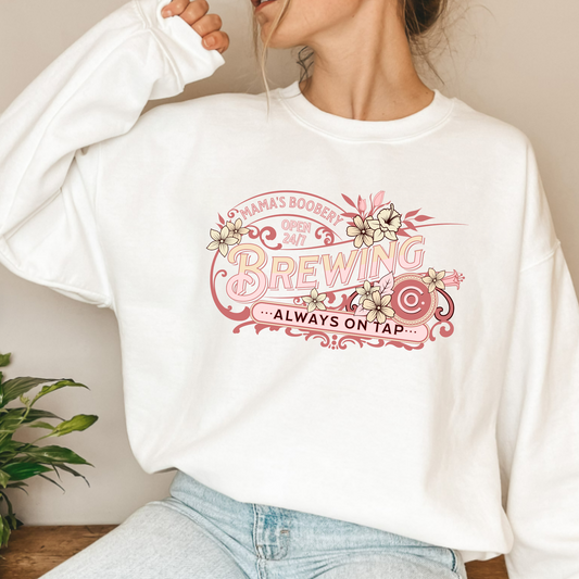 (Shirt Not Included) Mama's Brewery - Clear Film Transfer