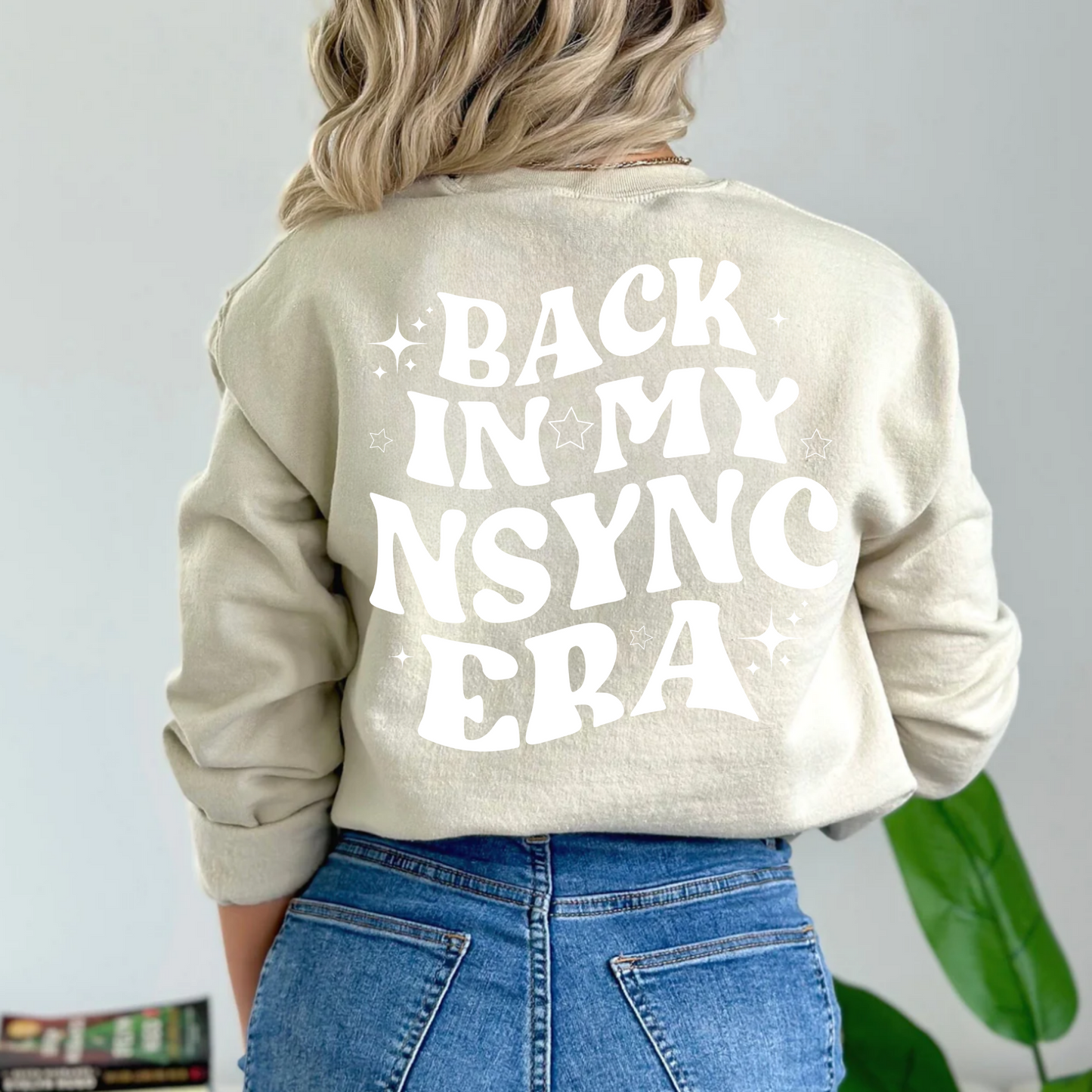 (shirt not included) Back in my NSYNC Era + Pocket- Screen print Transfer