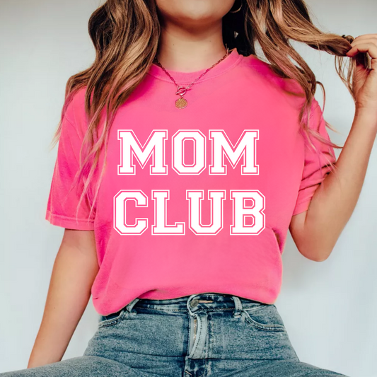 (shirt not included) Mom Club, Dad Club, Bub Club - Screen print Transfer
