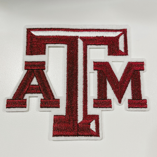 3.5" Texas A&M -  Embroidered Hat Patch