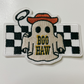 3" Boo Haw Cowboy Ghost -  Embroidered Hat Patch