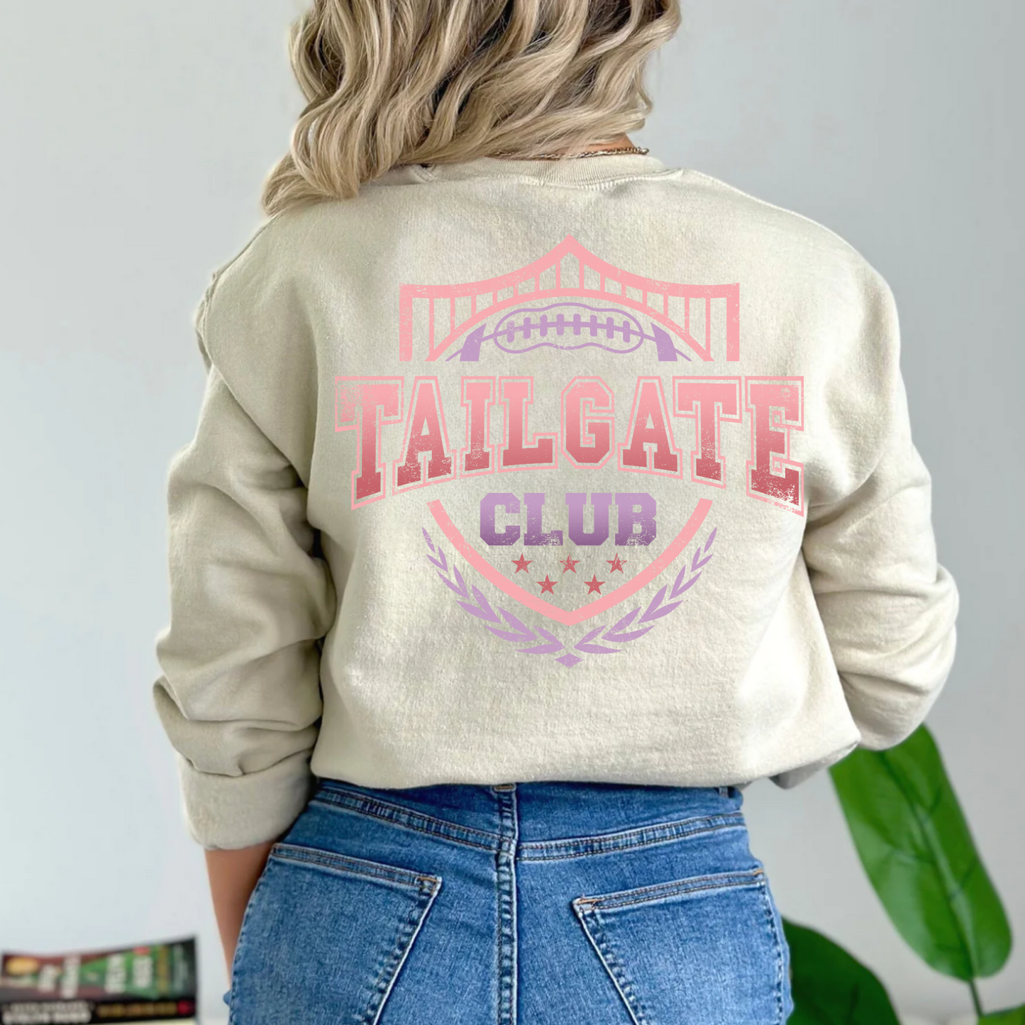 (Shirt not Included) Tailgate Club - Clear Film Transfer