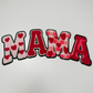 10” MAMA w heart detail - Chenille Patch