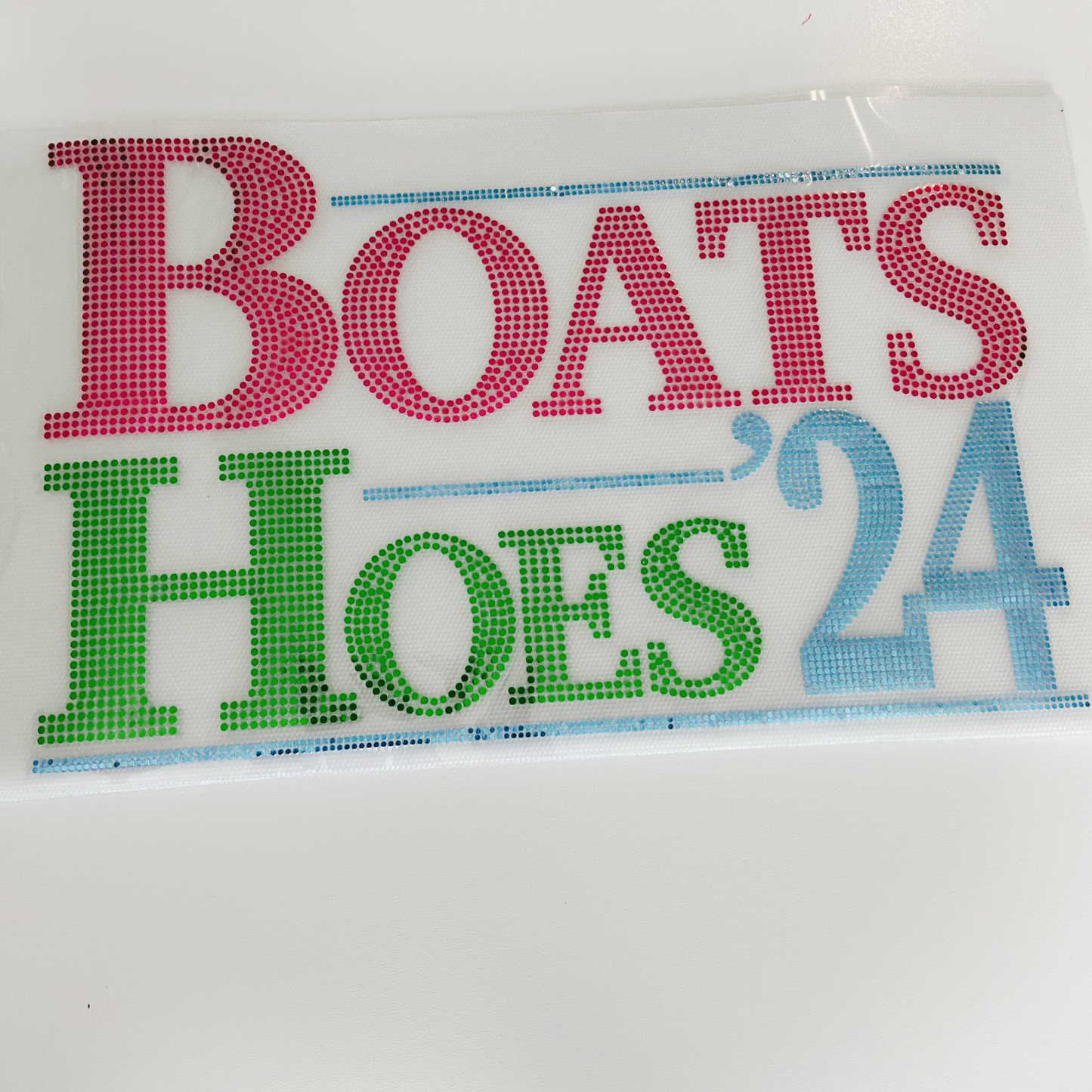 11" Wide BOATS HOES 24'  SPANGLE  - COLD PEEL