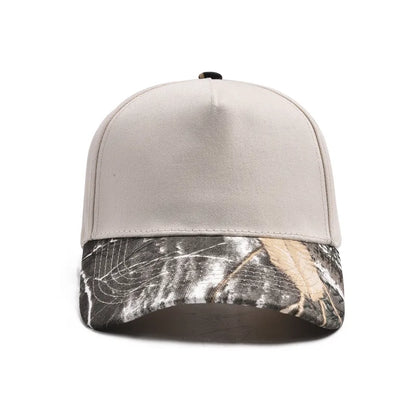 TEELUX - Cotton Structured Hat Blank -  Camo Beige
