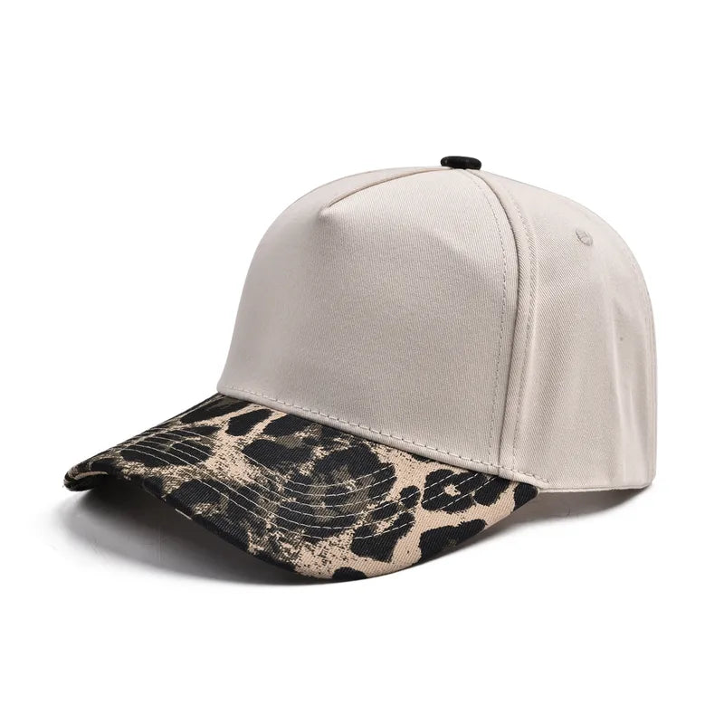 TEELUX - Cotton Structured Hat Blank -  Camo Animal Print