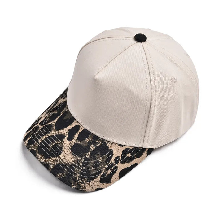 TEELUX - Cotton Structured Hat Blank -  Camo Animal Print