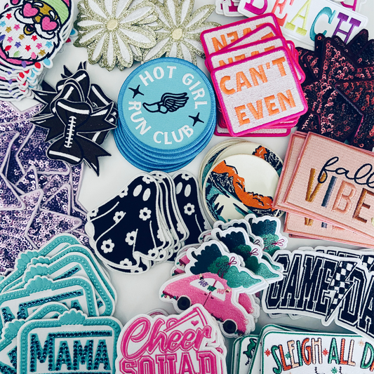 Patch Bundle - grab bag - Embroidered Hat Patch