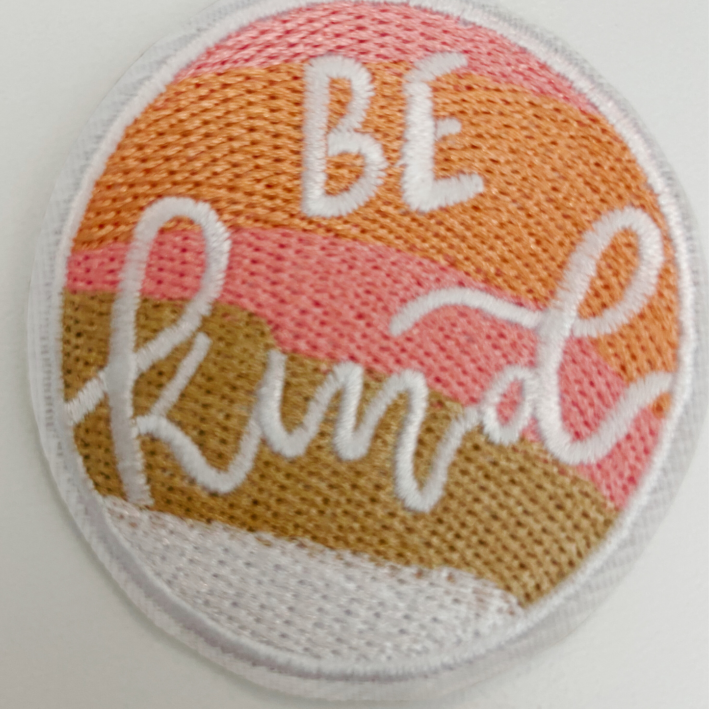 2" Be Kind -  Embroidered Hat Patch