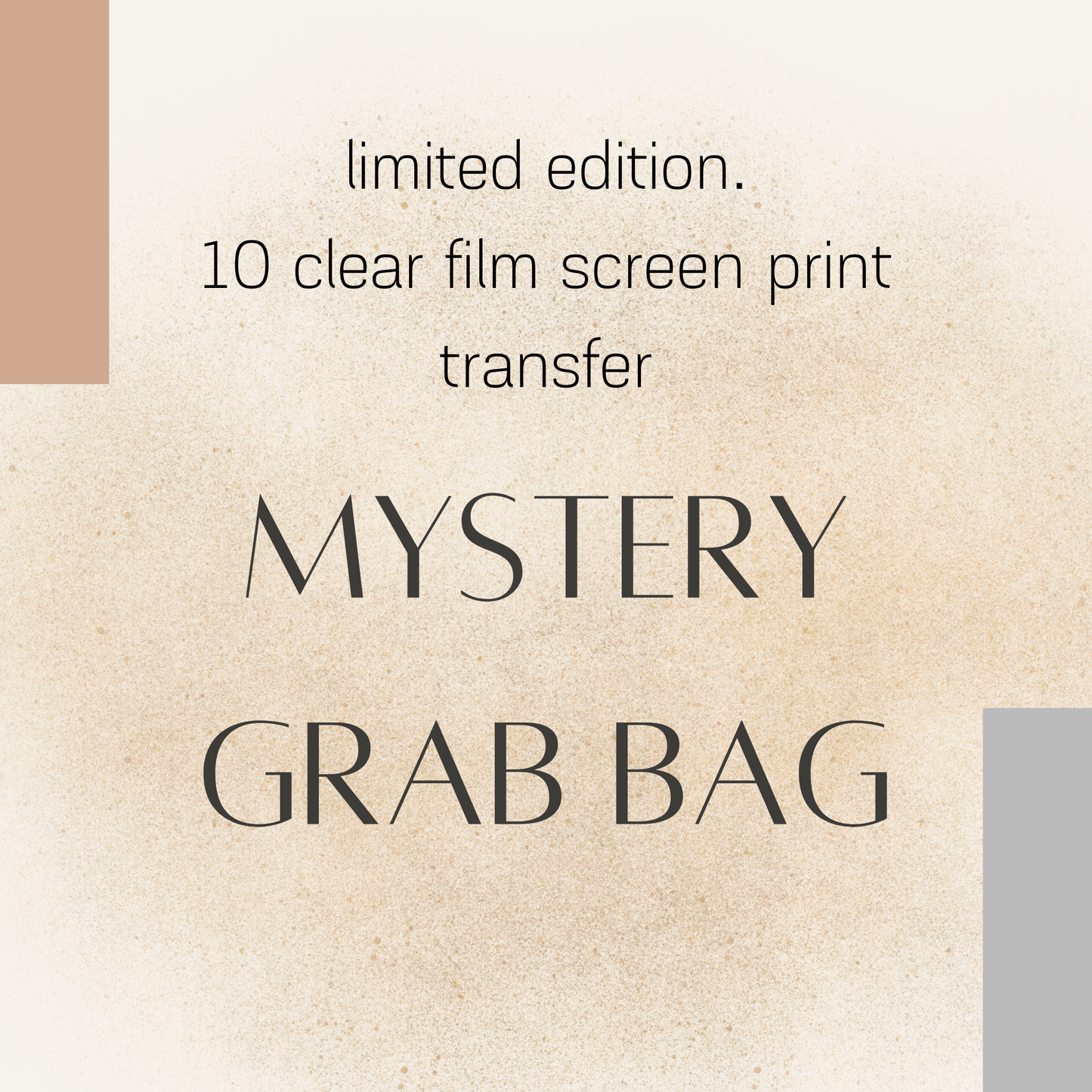 10 Screen Print transfers  grab bag - -Clear Film screen print Transfers