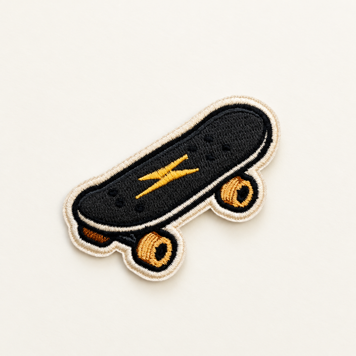 2.75" Skateboard  -  Embroidered Patch