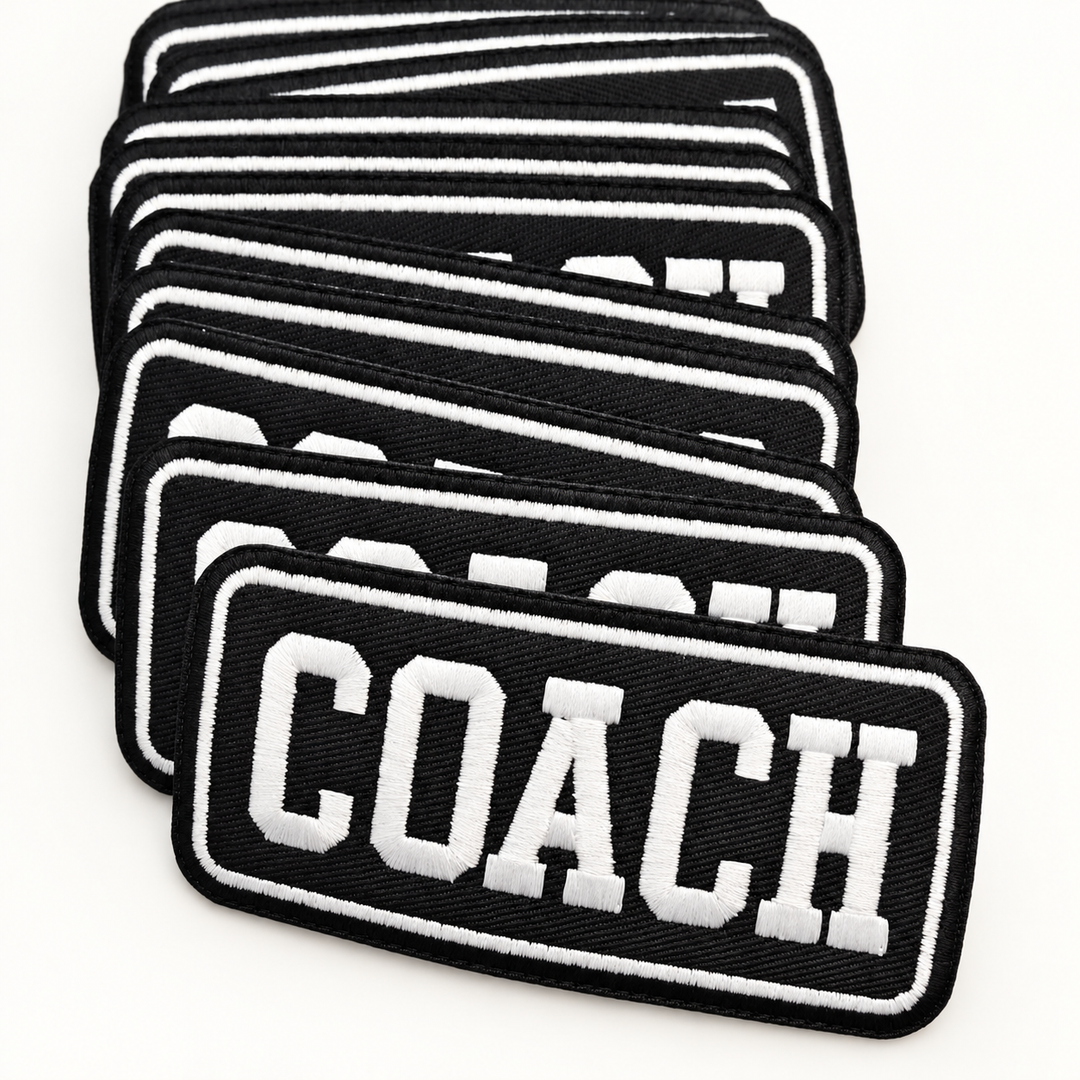 4" COACH  -  Embroidered Hat Patch