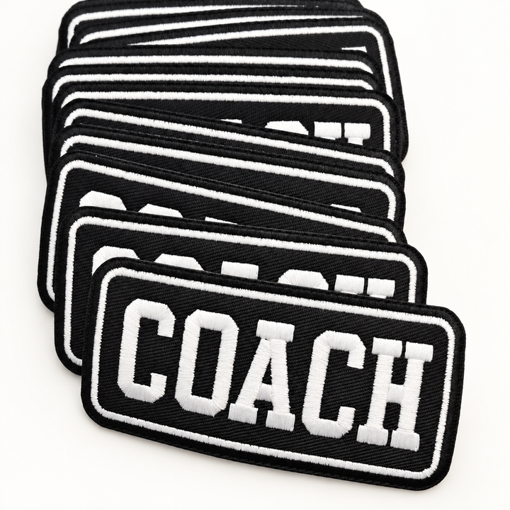 4" COACH  -  Embroidered Hat Patch