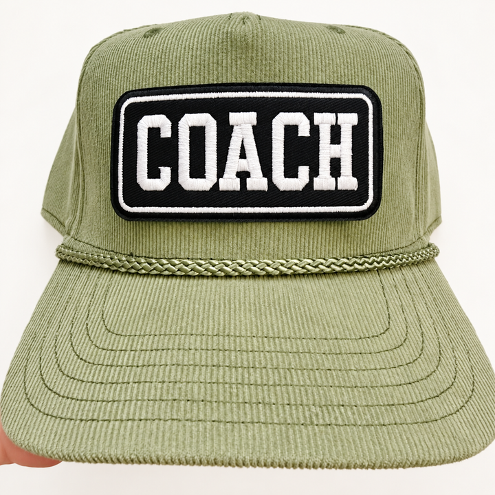 4" COACH  -  Embroidered Hat Patch