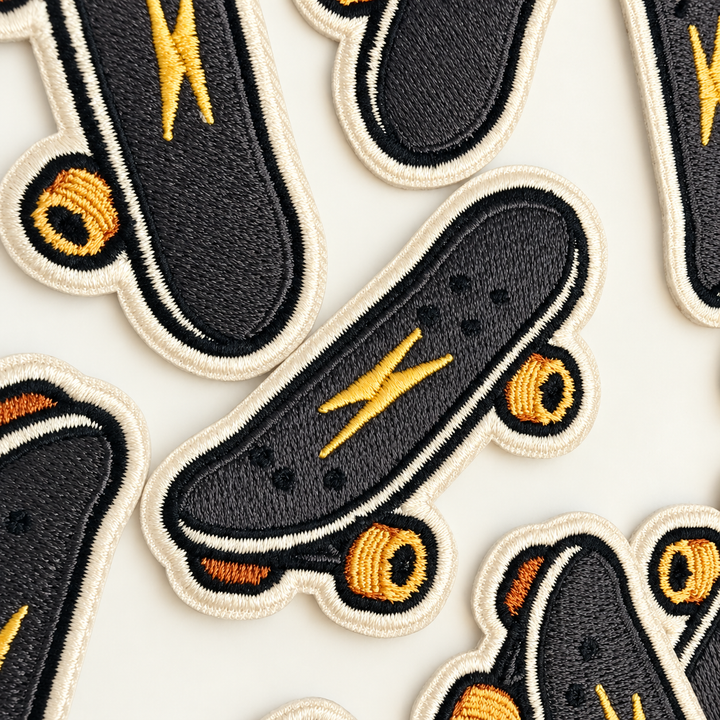2.75" Skateboard  -  Embroidered Patch