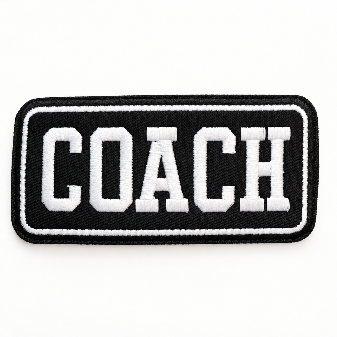 4" COACH  -  Embroidered Hat Patch