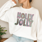 10.5"  HOLLY JOLLY - SEQUIN Patch