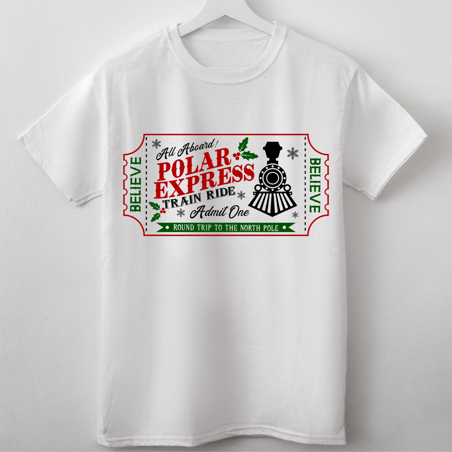 (Shirt not Included) Polar Express  - Clear Film Transfer