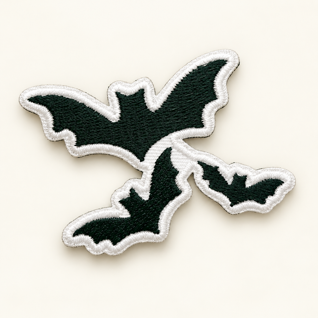 Bats embroidered Velcro patch